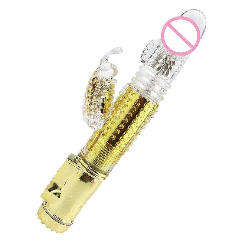 Clit Vibrator Sex Toys for Women Dildo Vibrator G-spot Massager Rotation Sex Products Clitoris Stimulation - buysextoyth