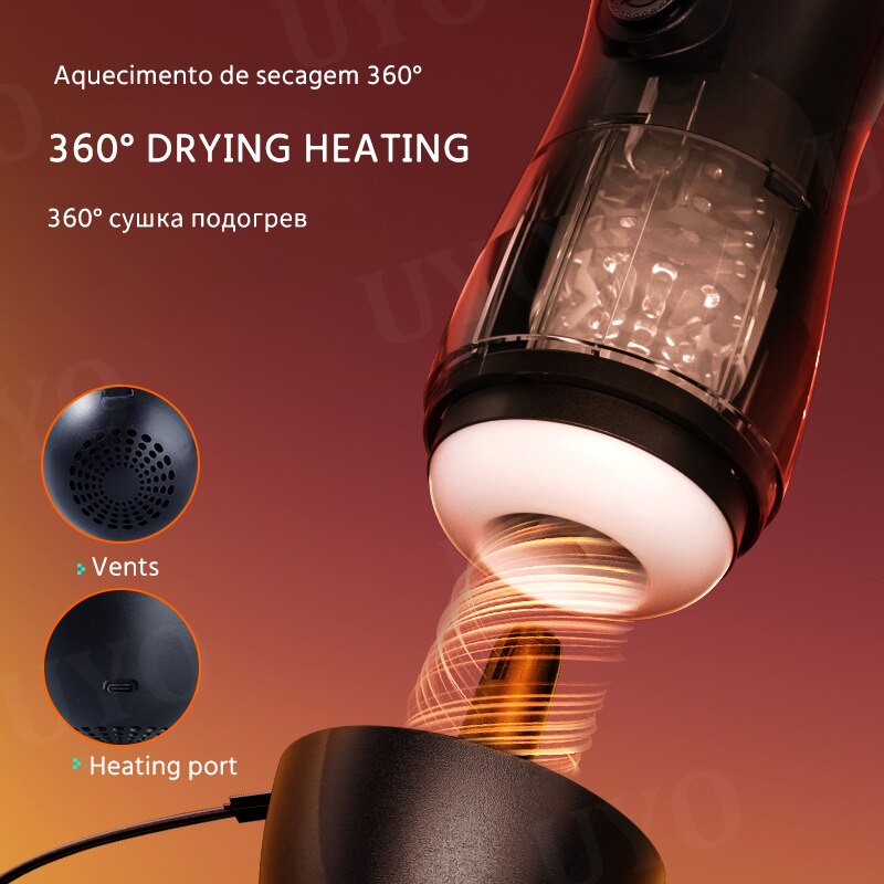 Masturbation สำหรับชาย Automatic Piston Telescopic อัจฉริยะอมควยดูด Mastubator Sex Machine สำหรับชายผู้ใหญ่ของเล่นสำหรับชาย - buysextoyth