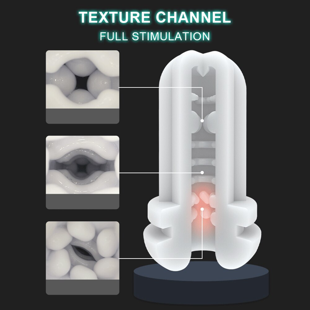 ชาย Masturbation Vibrator Soft หีดูดเซ็กซ์ทอยที่สมจริงช่องคลอดช่องคลอด Masturbator ซิลิโคนพ็อกเก็ตหี Aldult Sex Shop - buysextoyth