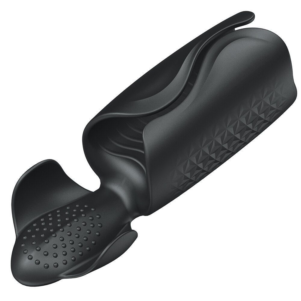อมควยชาย Masturbator สำหรับผู้ชายอวัยวะเพศชาย Delay Trainer ไฟฟ้า Pulse Vibrator อัตโนมัติ Oral Climax Glans นวดหีของเล่น - buysextoyth