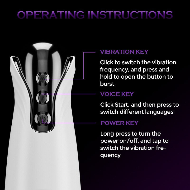 ชาย Masturbator คัพจริงช่องคลอด Dual การสั่นสะเทือนความถี่อมควยเครื่องซิลิโคนกระเป๋า Pusssy เซ็กซ์ทอยสำหรับชาย - buysextoyth