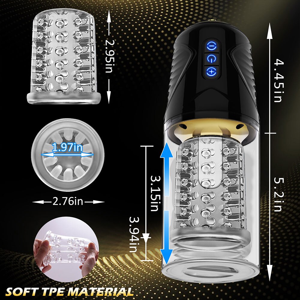 ที่ดีที่สุด-ขายชาย Masturbator อัตโนมัติ Intimate Adult สินค้าสำหรับชายอวัยวะเพศชายดูดเครื่องอมควย Masturbator เซ็กซ์ทอยสำหรับชาย - buysextoyth