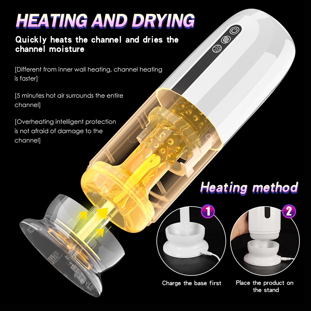อัตโนมัติใส่ชาย Masturbator ถ้วยดูดซิลิโคนที่สมจริงช่องคลอด Mens หัวเต่า Masturbating Mens ของเล่นเพศผู้ใหญ่ - buysextoyth