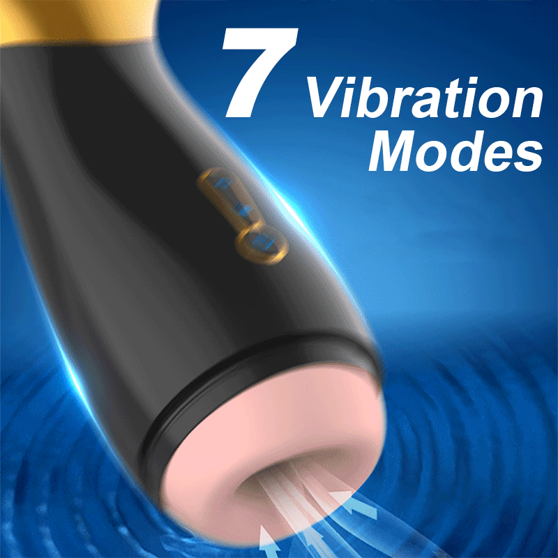 อัตโนมัติดูดชาย Masturbator One Click การสำเร็จความใคร่ดูด7โหมดการสั่นสะเทือน3D จริงช่องคลอดหีช่องปากเซ็กซ์ทอยสำหรับชาย - buysextoyth