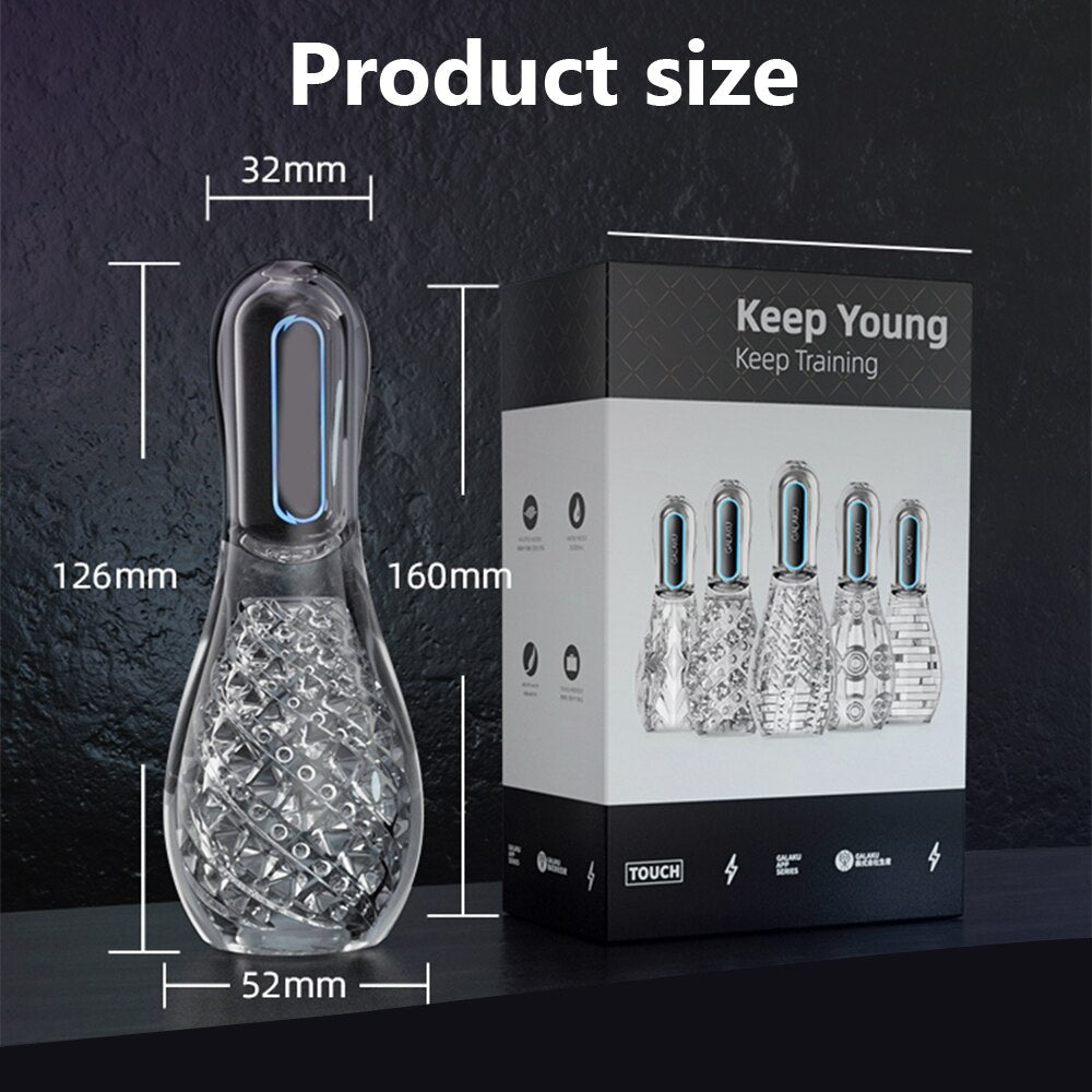 อัตโนมัติดูดชาย Masturbator จริง Oral Sex Glans เทรนเนอร์นวดอวัยวะเพศชาย Cock ขยาย Glans Vibrator เซ็กซ์ทอยสำหรับชาย - buysextoyth