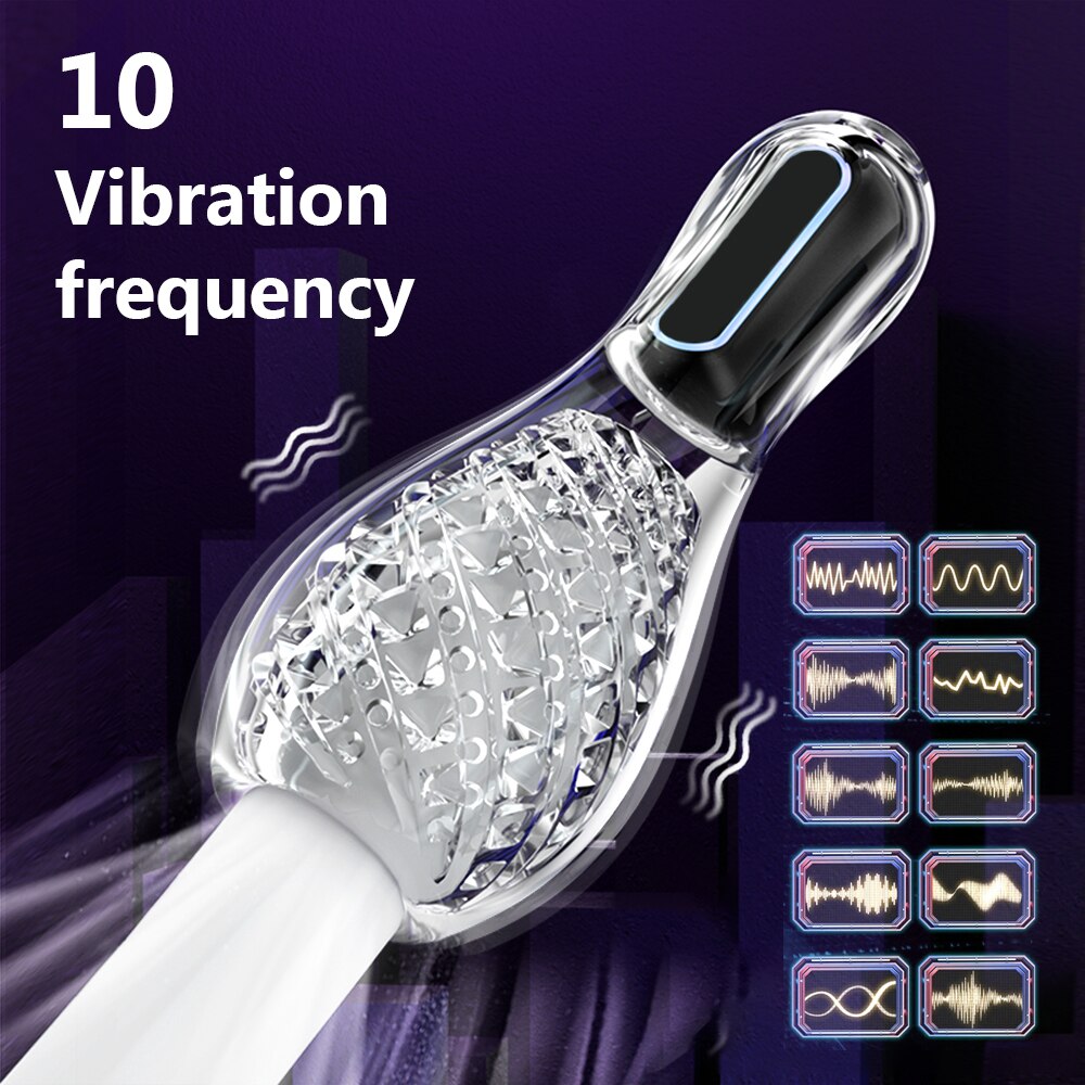 อัตโนมัติดูดชาย Masturbator จริง Oral Sex Glans เทรนเนอร์นวดอวัยวะเพศชาย Cock ขยาย Glans Vibrator เซ็กซ์ทอยสำหรับชาย - buysextoyth