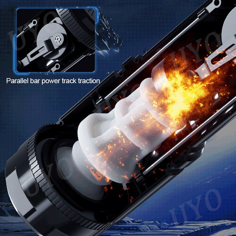 ญี่ปุ่นชาย Masturbator อัตโนมัติ Retractable Masturbation ถ้วยช่องคลอดดูดความร้อน Masturbator จอแสดงผล LCD ของเล่นเพศชาย - buysextoyth