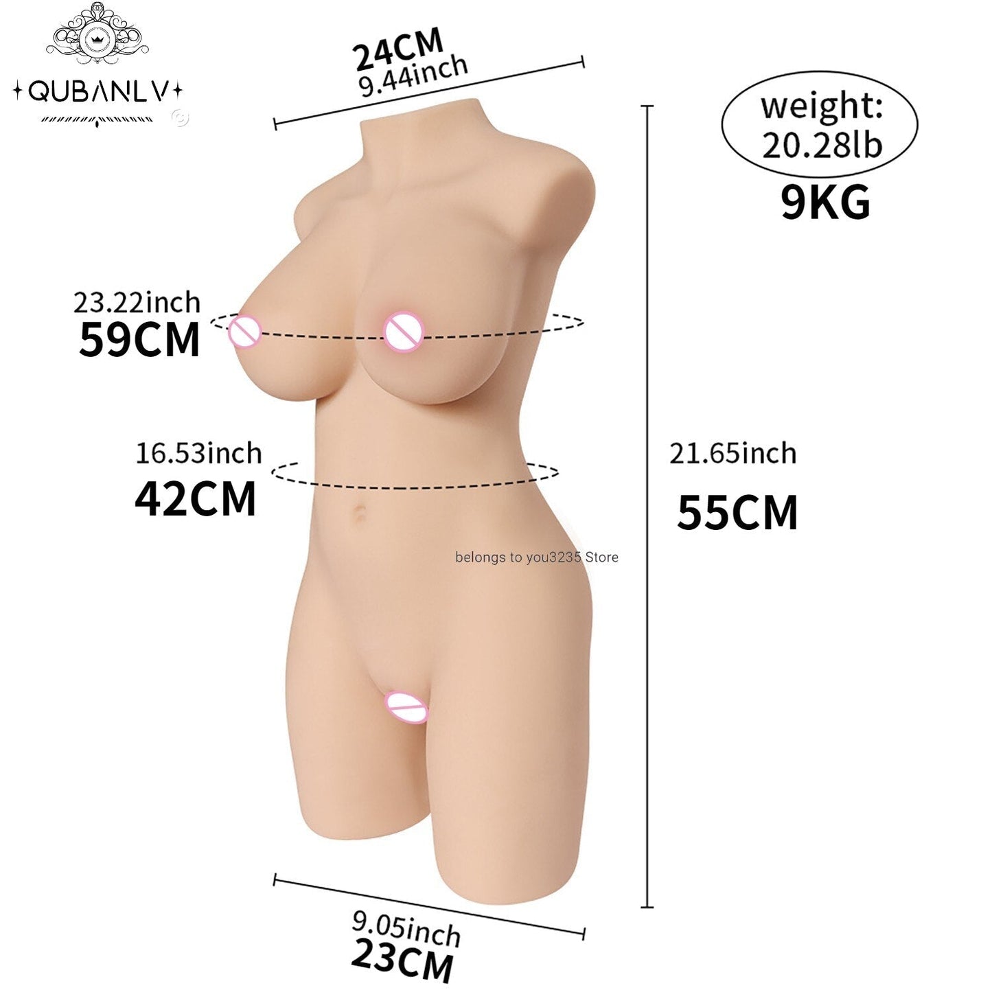 ชาย Masturbator หญิงลำตัว Sex ตุ๊กตา Masturbation ช่องคลอดที่สมจริง Anal โครงกระดูกโลหะ TPE ความเป็นส่วนตัวบรรจุของเล่นสำหรับผู้ใหญ่ - buysextoyth