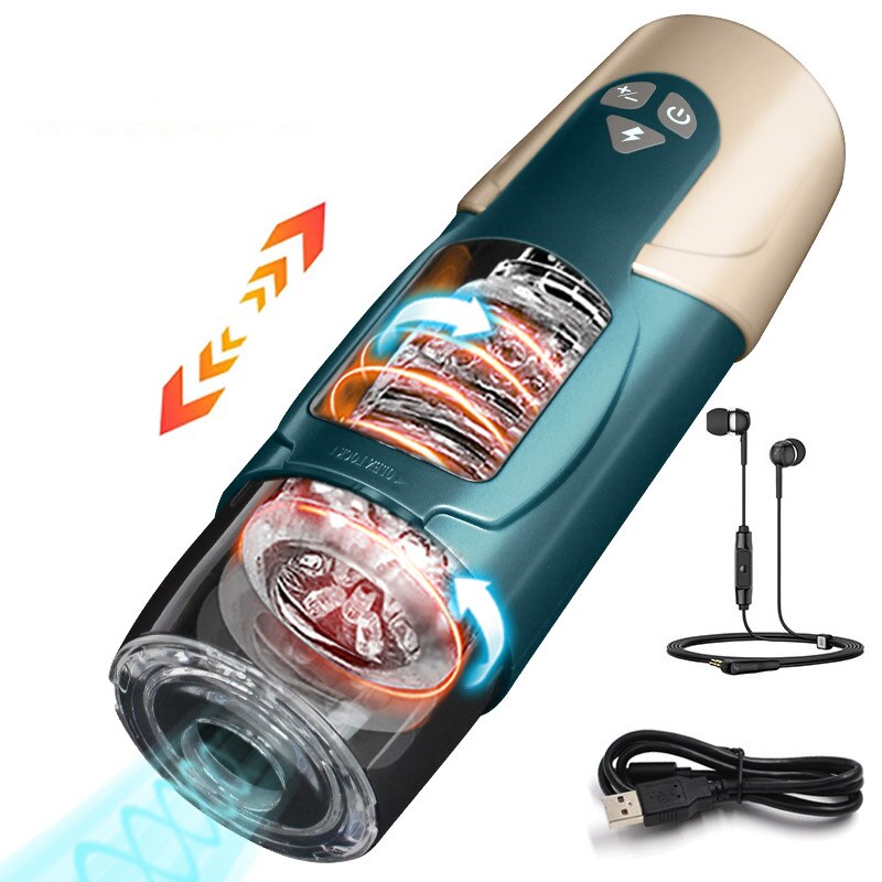 Masturbator อัตโนมัติแบบลูกสูบสำหรับผู้ชายของเล่นเพศผู้ใหญ่ blowjob สำหรับช่องคลอดสำเร็จความใคร่ - buysextoyth