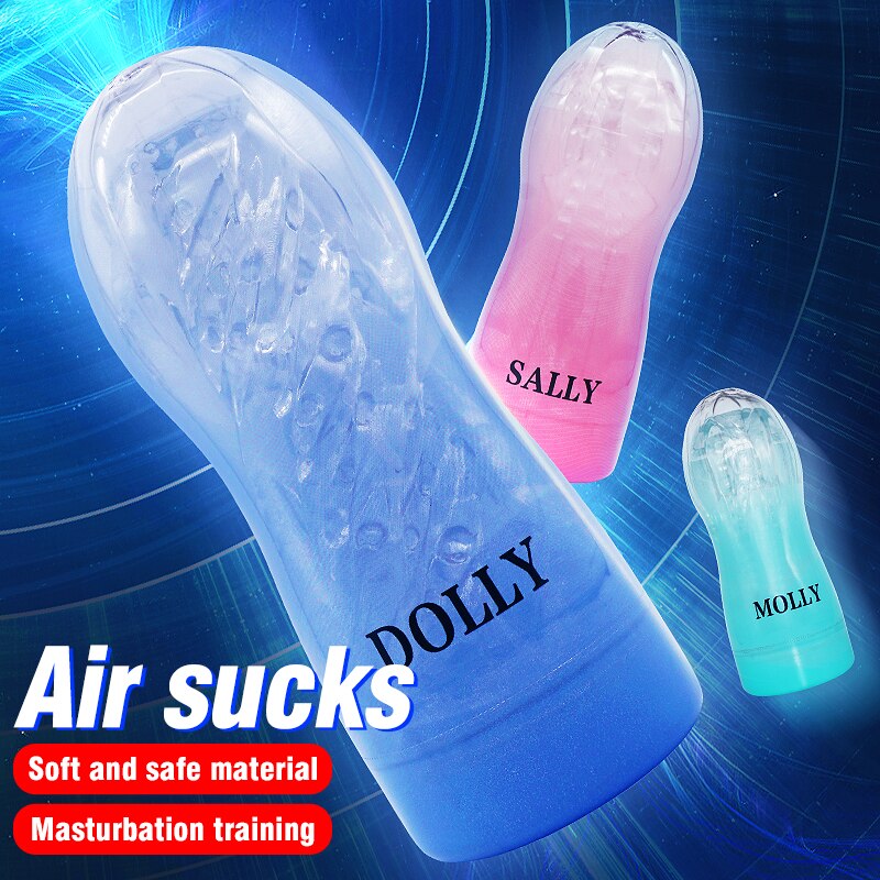 ชาย Masturbator คัพนุ่มหีเซ็กซ์ทอยโปร่งใสช่องคลอดผู้ใหญ่ความอดทนการออกกำลังกายอุปกรณ์เสริมเพศสัมพันธ์สูญญากาศถ้วยพ็อกเก็ตสำหรับชาย - buysextoyth