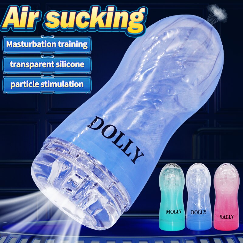 ชาย Masturbator คัพนุ่มหีเซ็กซ์ทอยโปร่งใสช่องคลอดผู้ใหญ่ความอดทนการออกกำลังกายอุปกรณ์เสริมเพศสัมพันธ์สูญญากาศถ้วยพ็อกเก็ตสำหรับชาย - buysextoyth