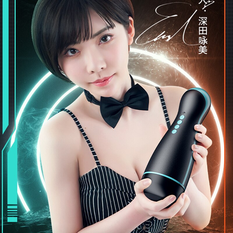 ญี่ปุ่น Masturbator อัจฉริยะดูดอวัยวะเพศชายความร้อนช่องคลอดประดิษฐ์อัตโนมัติ Deep Throat อมควยชายของเล่น - buysextoyth