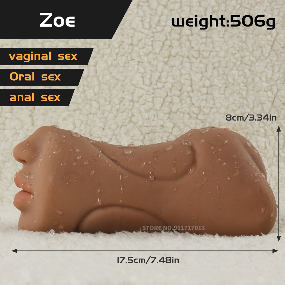 กระเป๋าจริงหีช่องคลอดประดิษฐ์ชาย Masturbators ถ้วยนุ่มลึกสมจริง Anal ซิลิโคน Sextoys Sex Toys - buysextoyth