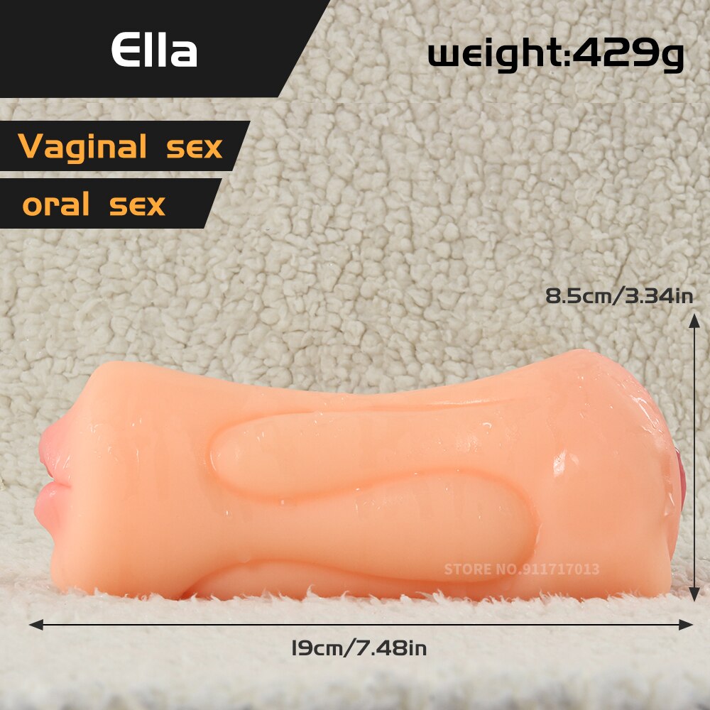 กระเป๋าจริงหีช่องคลอดประดิษฐ์ชาย Masturbators ถ้วยนุ่มลึกสมจริง Anal ซิลิโคน Sextoys Sex Toys - buysextoyth