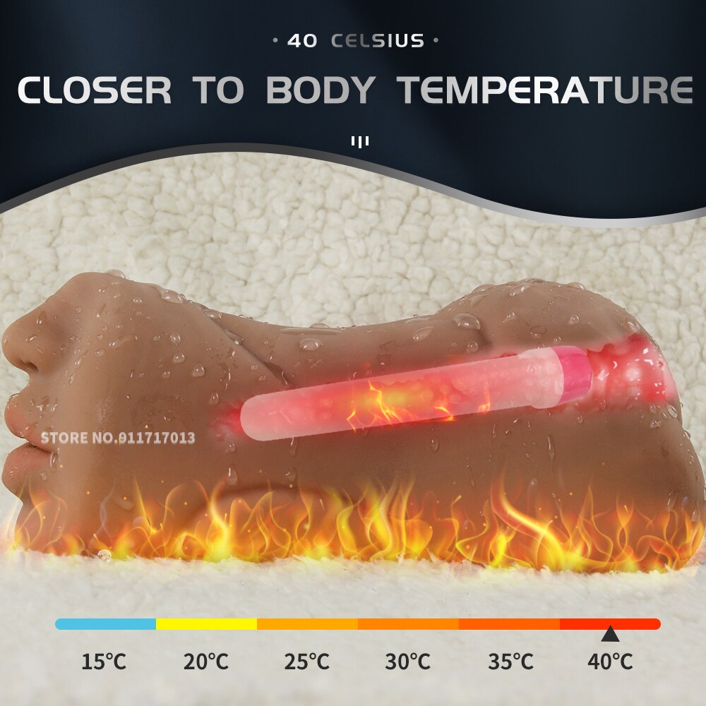 กระเป๋าจริงหีช่องคลอดประดิษฐ์ชาย Masturbators ถ้วยนุ่มลึกสมจริง Anal ซิลิโคน Sextoys Sex Toys - buysextoyth