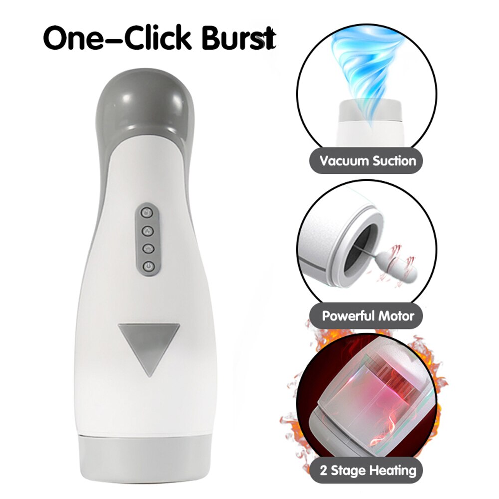 ดูดหี Masturbators ความร้อน Strong ดูดที่มีประสิทธิภาพ Vibrating เพศของเล่นสำหรับชายลึก ThroatPussy ช่องคลอด Masturbation ถ้วย - buysextoyth