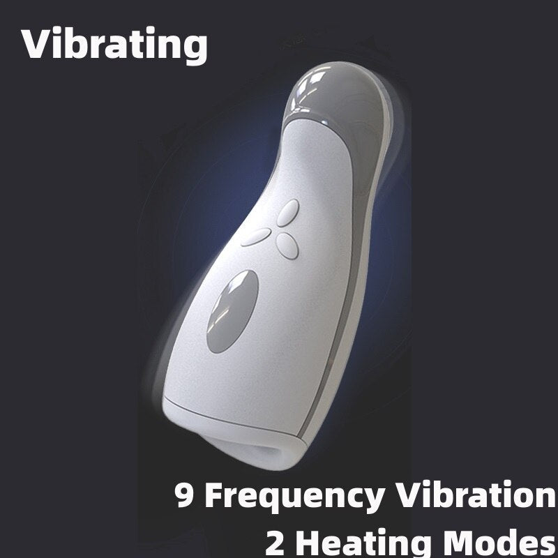 ดูดหี Masturbators ความร้อน Strong ดูดที่มีประสิทธิภาพ Vibrating เพศของเล่นสำหรับชายลึก ThroatPussy ช่องคลอด Masturbation ถ้วย - buysextoyth