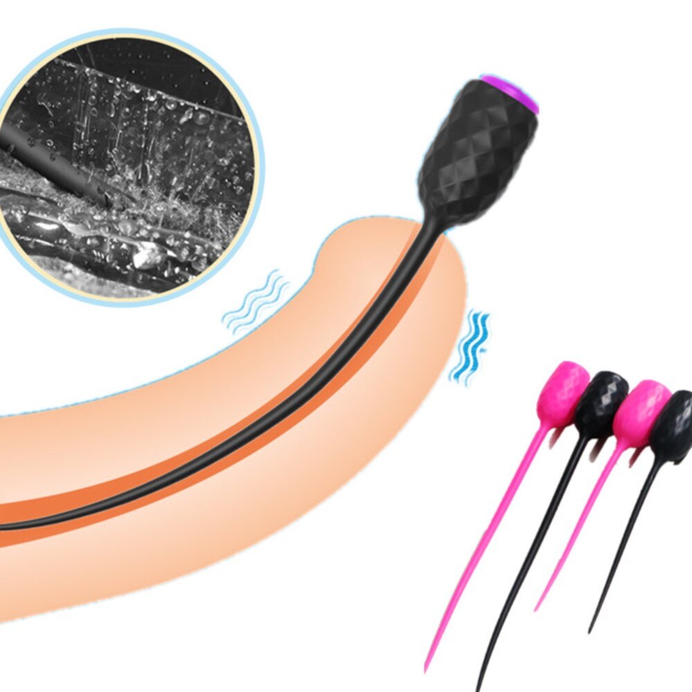 Masturbators ไข่สำหรับชาย Urethral เสียง Vibrators Masturbation ชายเครื่องมือ Catheter Urethra Dilator ม้า Sticks ของเล่น - buysextoyth