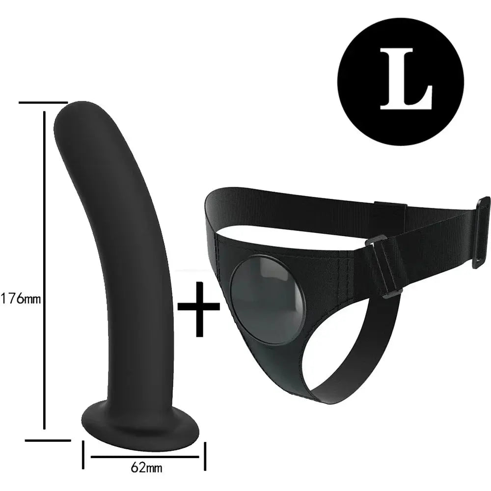 Men Strap On Dildo Panties Wearable Solid Penis Lengthen Sleeve Strapon Dildo Pants Harness Belt for Man Sex Toys For Woman Gay - buysextoyth