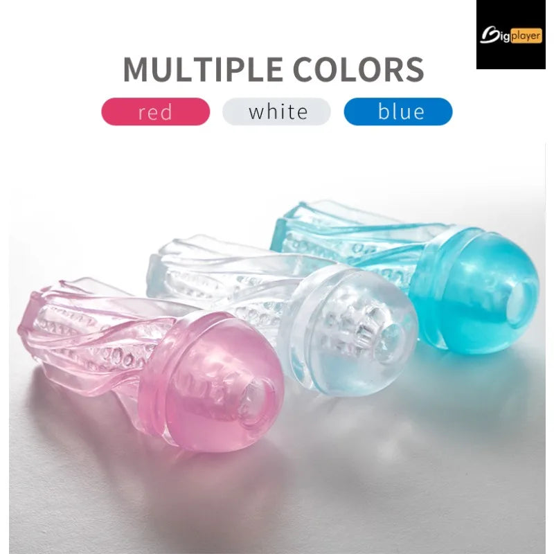 Men's Transparent Massage Masturbator Adult Erotic Toys Vagina Masturbation Blowjob Male Piston Automatic Mastubator Real Vagina - buysextoyth