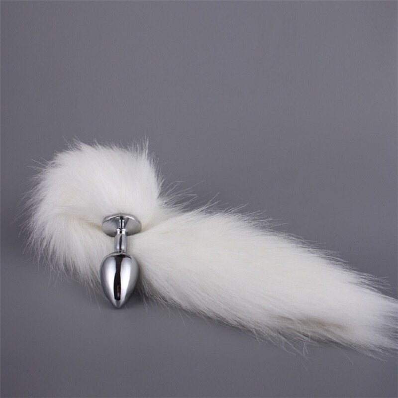 Metal Feather Anal Toys Fox Tail Anal Plug Erotic Anus Toy Butt Plug Sex Toys for Woman and Men Sexy Butt Plug Adult Accessories - buysextoyth