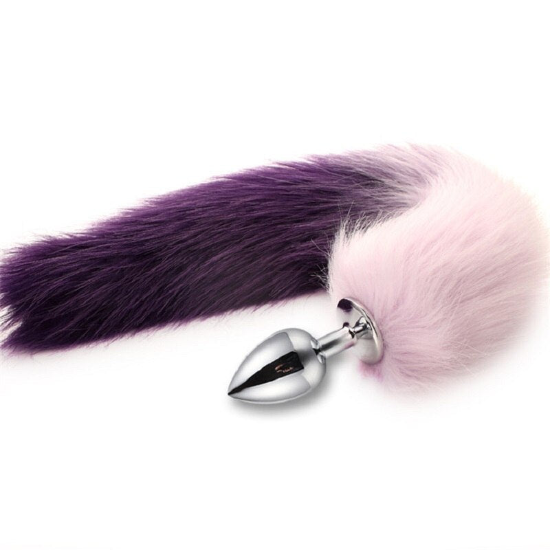 Metal Feather Anal Toys Fox Tail Anal Plug Erotic Anus Toy Butt Plug Sex Toys for Woman and Men Sexy Butt Plug Adult Accessories - buysextoyth