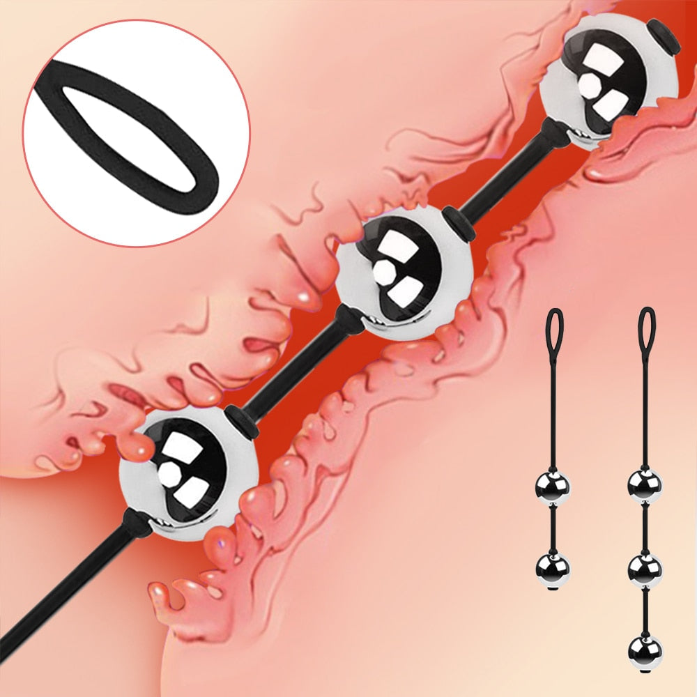 Metal Geisha Balls Vaginal Balls Kegel Ball Ben Wa Ball Anal Beads Vagina Tighten Exercise Anal Plug Sex Toy for Women Sex Shop - buysextoyth
