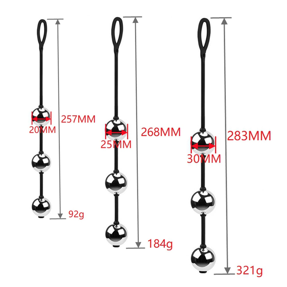 Metal Geisha Balls Vaginal Balls Kegel Ball Ben Wa Ball Anal Beads Vagina Tighten Exercise Anal Plug Sex Toy for Women Sex Shop - buysextoyth