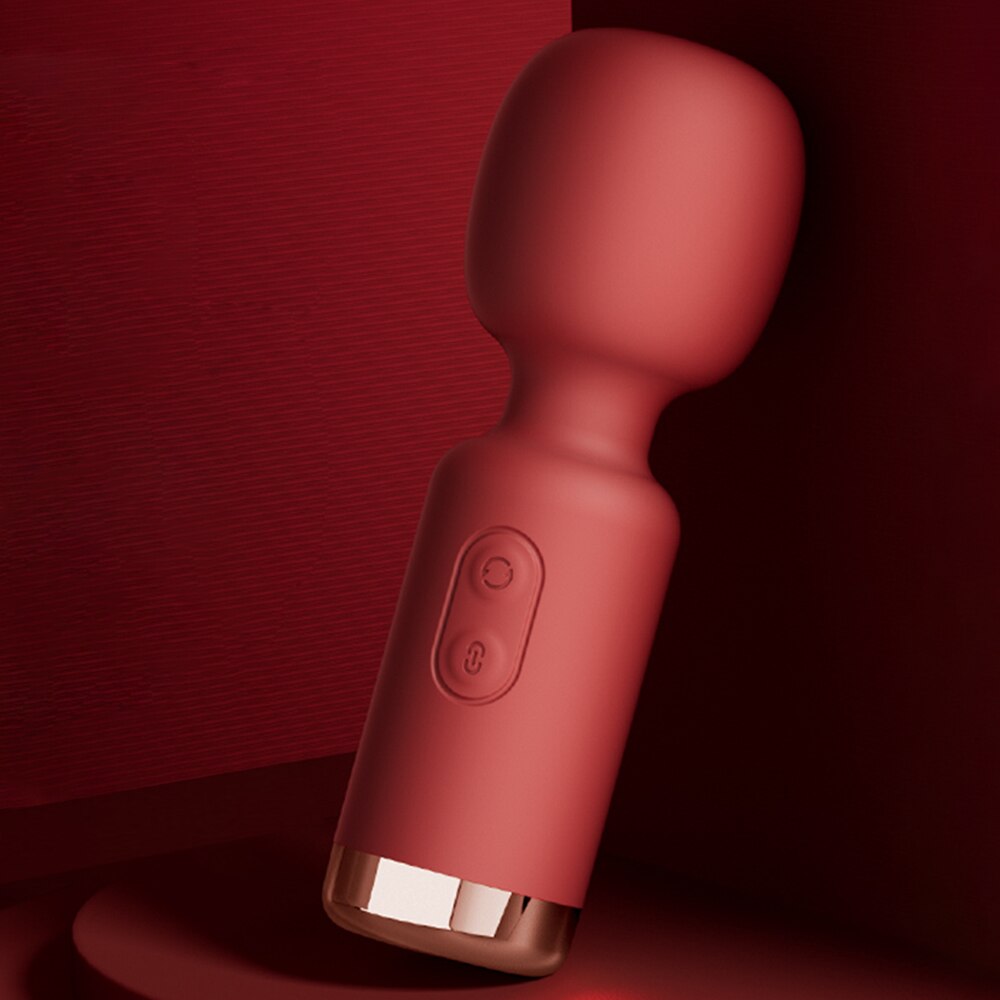 Mini AV Vibrator Magic Wand สำหรับผู้หญิงที่มีประสิทธิภาพ Clitoris Stimulator USB ชาร์จได้แบบพกพา Massager หญิงผู้ใหญ่สินค้าเซ็กซ์ทอย - buysextoyth