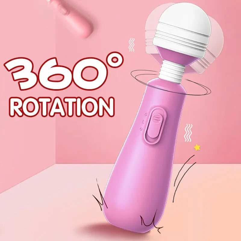 Mini AV Wand Tumbler Vibrator สำหรับหญิงอุปกรณ์เสริมเพศสัมพันธ์ Nipple Clitoral Stimulator สำหรับหญิงผู้ใหญ่ Masturbation เซ็กซ์ทอย - buysextoyth