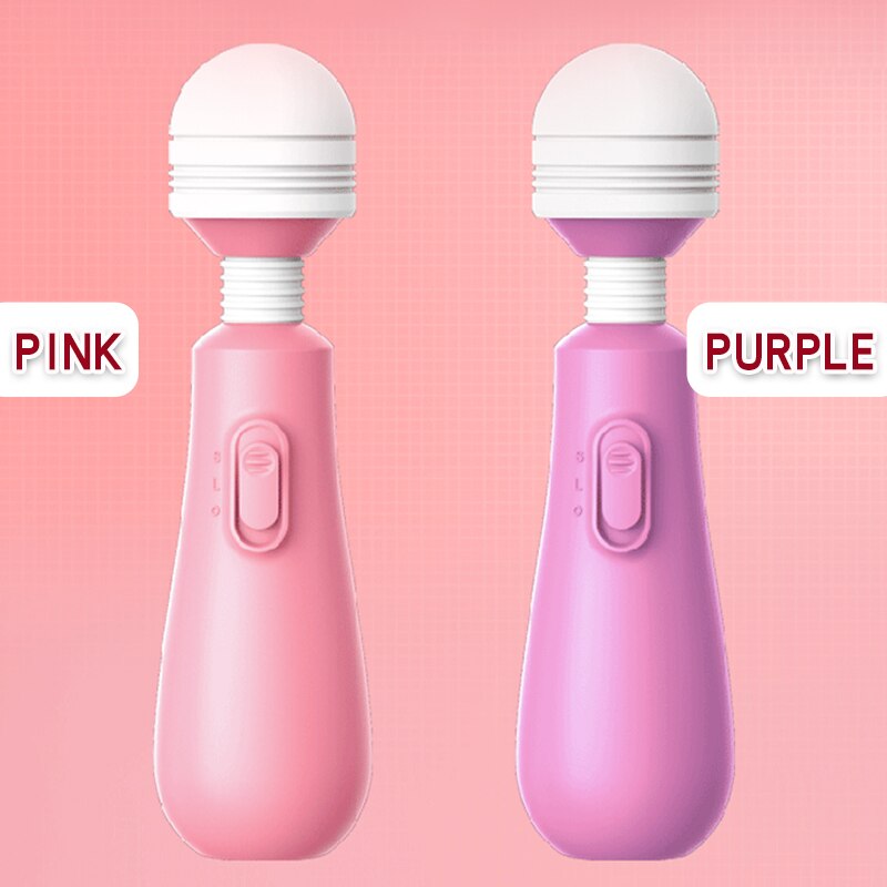 Mini AV Wand Tumbler Vibrator สำหรับหญิงอุปกรณ์เสริมเพศสัมพันธ์ Nipple Clitoral Stimulator สำหรับหญิงผู้ใหญ่ Masturbation เซ็กซ์ทอย - buysextoyth