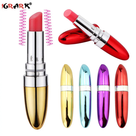 Mini Bullet Vibrator Massager ลิปสติก Dildo Vibrator Clitoris กระตุ้นเร้าอารมณ์ Masturbator ผลิตภัณฑ์สำหรับเพศ Sex Toys สำหรับผู้หญิง - buysextoyth