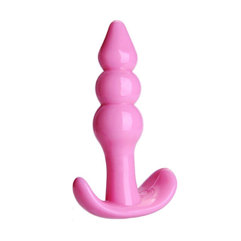 Mini Silicone Anal Plug Beads Jelly Toys Skin Feeling Dildo Adult Sex Toys for Men Butt Plug Sex Products Sex Toys for Women - buysextoyth
