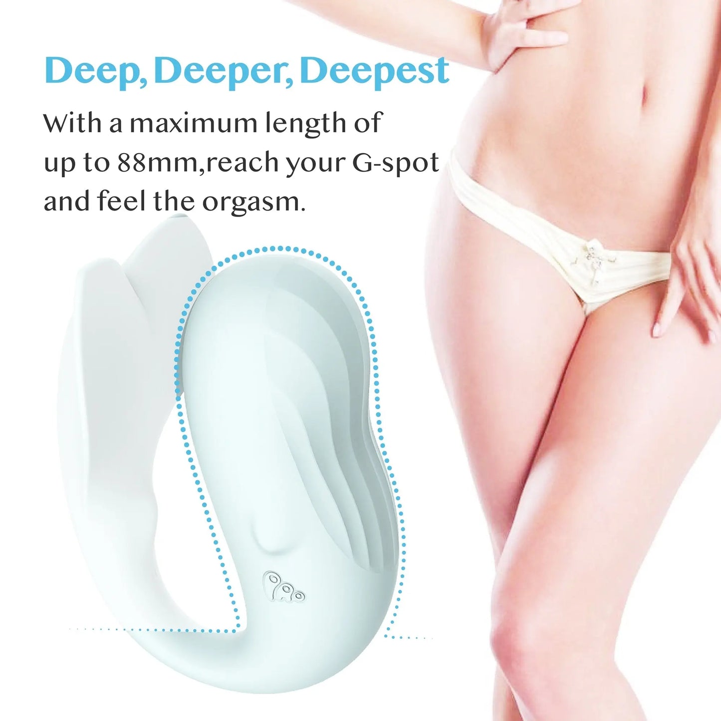 Monster Pub G-Spot Dual Motor Rechargeable Clitoral Vibrator Bluetooth Wireless APP Remote Control Vibrators for Women Sex Toy - buysextoyth