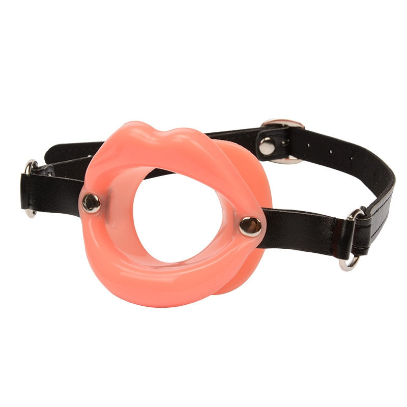 Mouth Gag for Oral Sex Toys Silicone Lips Open Expander BDSM Slave Fetish Bdsm Bondage Restraints Erotic Plug Women Couples Shop - buysextoyth