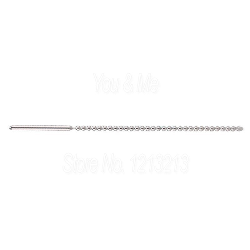 NEW Beaded Urethral Dilator Penis Plug Insert Sounding Rods Stainless Steel Stretching Catheters Male Chastity Sex Toys for Men - buysextoyth