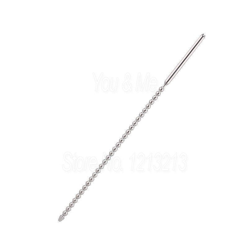 NEW Beaded Urethral Dilator Penis Plug Insert Sounding Rods Stainless Steel Stretching Catheters Male Chastity Sex Toys for Men - buysextoyth