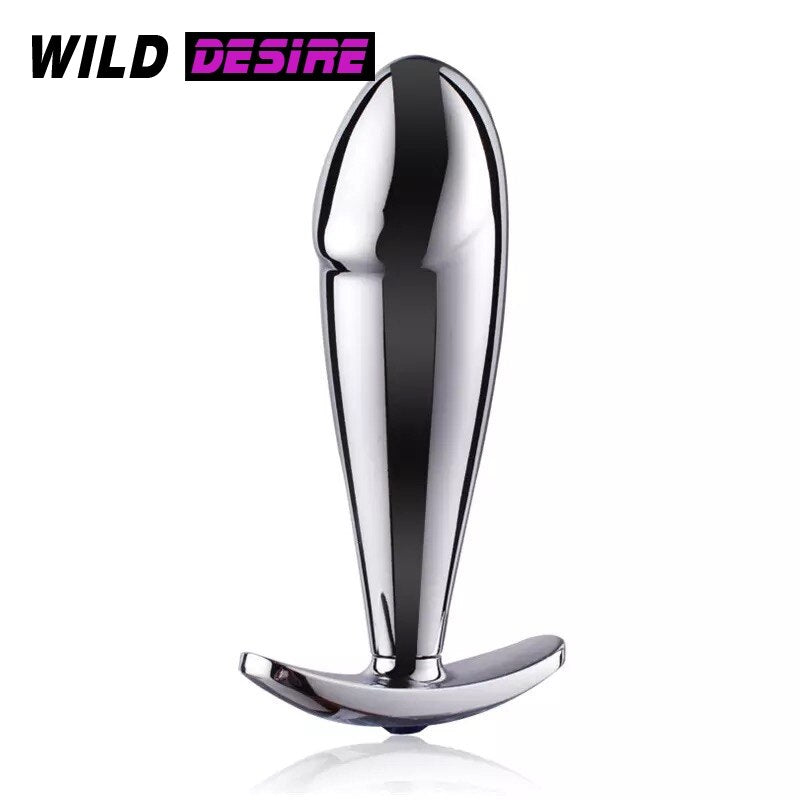 NEW Small Metal Butt Plug Dildo for Beginner Women Men Intimate Goods Strapon Anal Toys Sex Accessories Anal Beads Training 18+ - buysextoyth