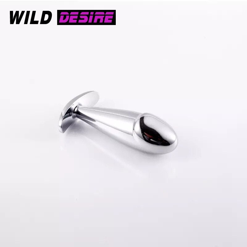 NEW Small Metal Butt Plug Dildo for Beginner Women Men Intimate Goods Strapon Anal Toys Sex Accessories Anal Beads Training 18+ - buysextoyth
