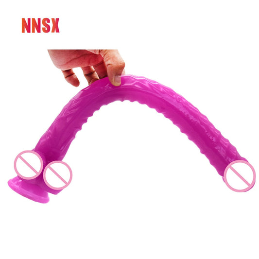 NNSX Super Long Sex Products Dildo Flexible Masturbation G Spot Stimulation 41CM Ass Plug Adult Toy for Woman Big Booty Sex Toy - buysextoyth