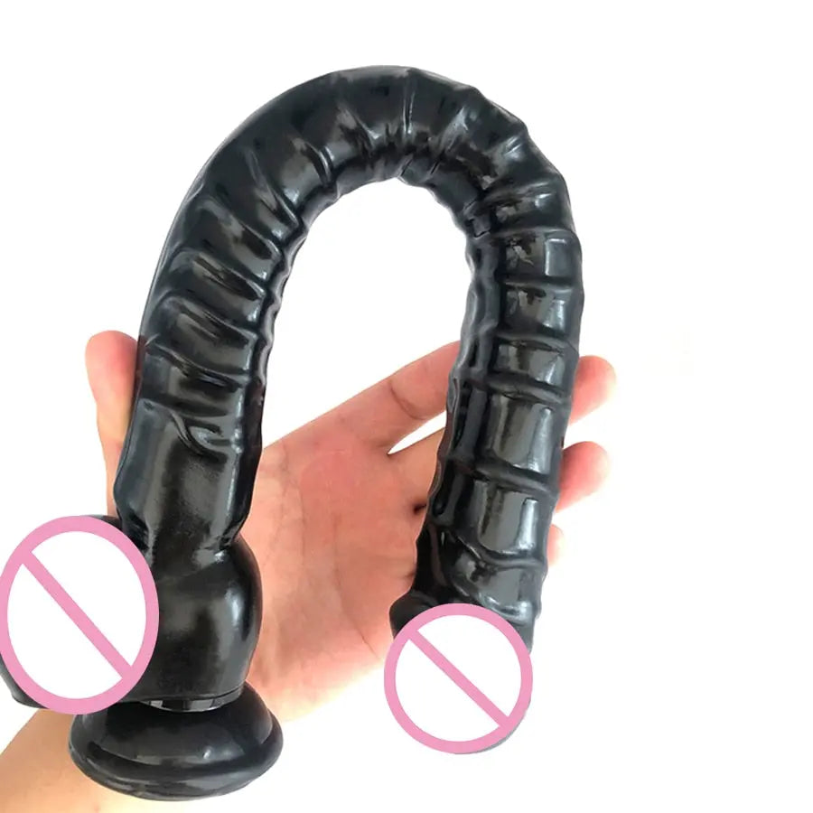 NNSX Super Long Sex Products Dildo Flexible Masturbation G Spot Stimulation 41CM Ass Plug Adult Toy for Woman Big Booty Sex Toy - buysextoyth