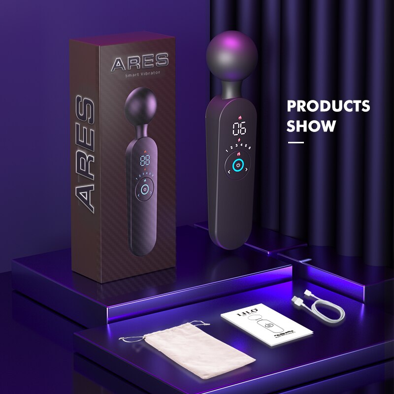 New AV Vibrator Wireless USB Rechargeable Massager Goods Dildos Magic Wand for Women Clitoris Stimulator Sex Toys for Adults 18 - buysextoyth