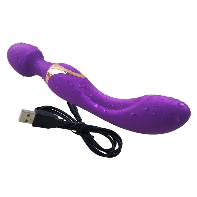 New AV Magic Wand G Spot Massager. USB Charge Big Stick Vibrators for Women Female Sexy Clit Vibrator Adult Sex Toys for Woman - buysextoyth