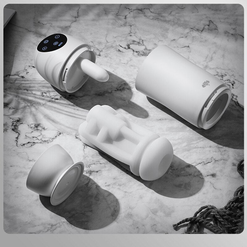 New Automatic Strong Sucking Male Masturbator Artificial Vagina Real Pussy Electric Vacuum Pump Masturbation Cup Sex Toy for Men - buysextoyth