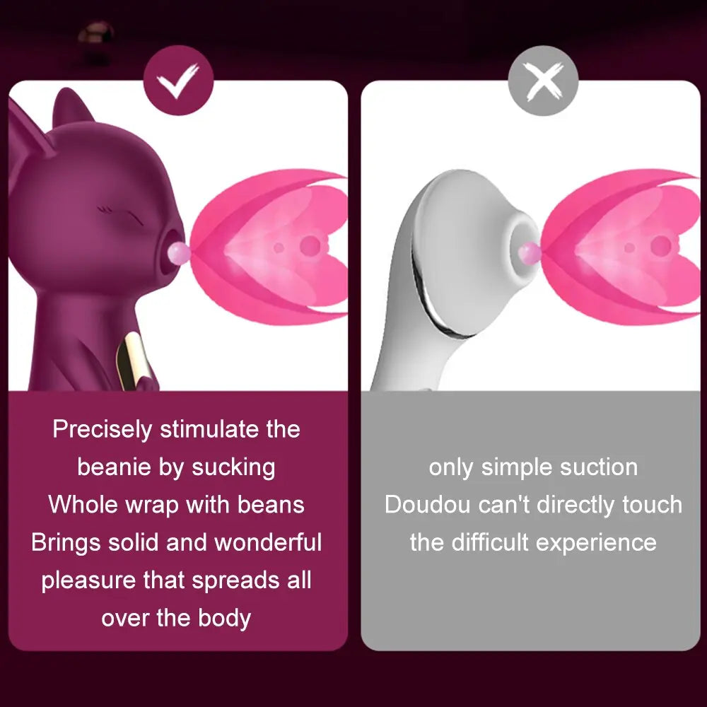 New Big กระรอก Clit Sucker ช่องคลอดดูด Vibrator หญิง Clitoris สูญญากาศกระตุ้นหัวนมของเล่นเซ็กซี่สำหรับผู้หญิง Vibrator - buysextoyth