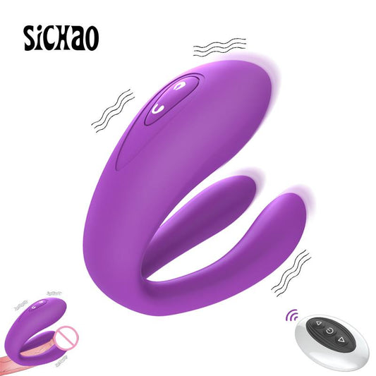 New Couple Vibrator Sex Toys 3 Motor Couple Vibrators 25M Remote Control Dildo Anal Vibrator Stimulator for Couples and Women - buysextoyth