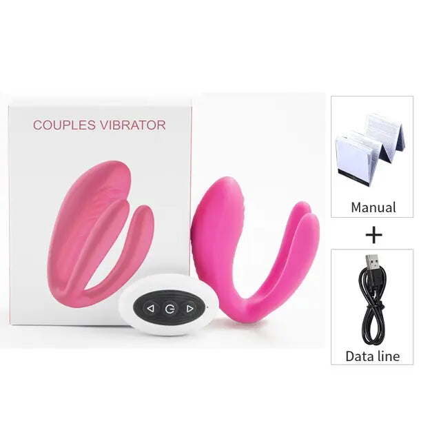 New Couple Vibrator Sex Toys 3 Motor Couple Vibrators 25M Remote Control Dildo Anal Vibrator Stimulator for Couples and Women - buysextoyth