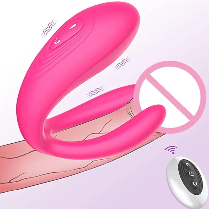 New Couple Vibrator Sex Toys 3 Motor Couple Vibrators 25M Remote Control Dildo Anal Vibrator Stimulator for Couples and Women - buysextoyth
