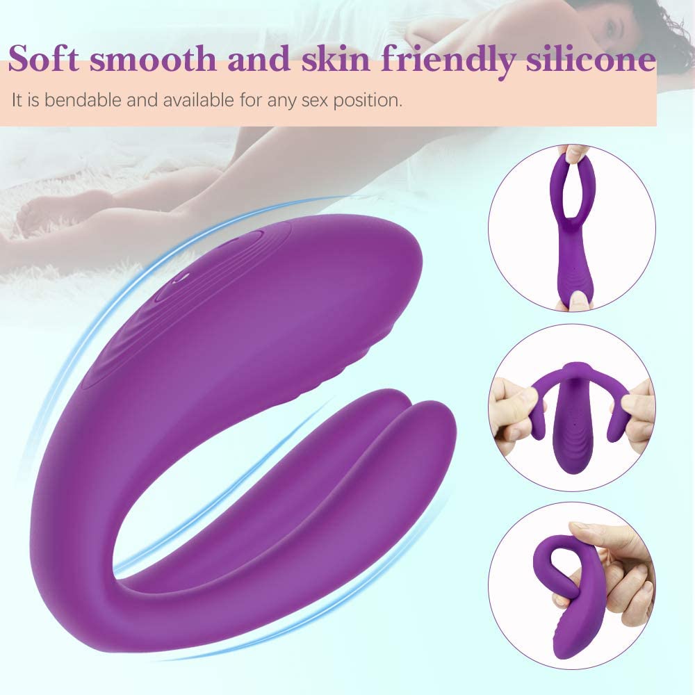 New Couple Vibrator Sex Toys 3 Motor Couple Vibrators 25M Remote Control Dildo Anal Vibrator Stimulator for Couples and Women - buysextoyth