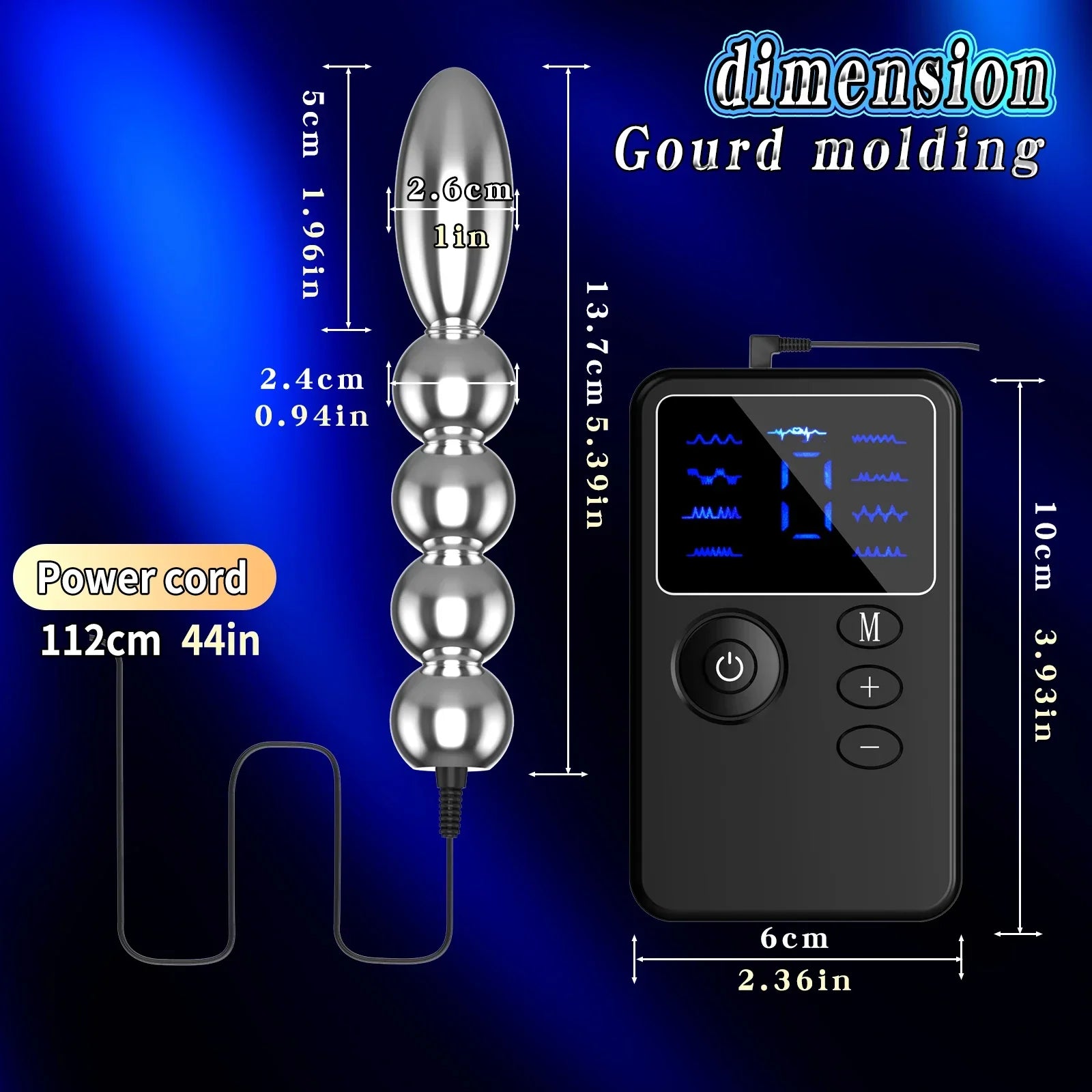 New Dual Output Electric Shock Host Electrosex Electroshock Anal Butt Plug . Electrostimulator Anal Bdsm Adult Sex Toys . E-stim - buysextoyth